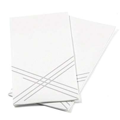TYH Supplies Paquete de 100 toallas de mano desechables con estampado plateado estilo 2