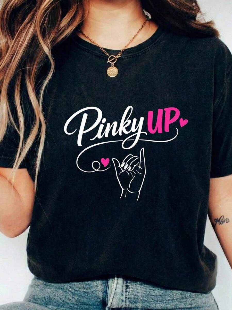 Women T-Shirts - Black - View 1