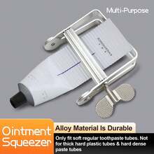 1 pieza Exprimidor de pintura/pasta de dientes, adecuado para exprimir pinturas fluidas y pastas de dientes, este exprimidor de pintura/pasta de dientes ahorra trabajo y puede evitar el desperdicio y ahorrarle dinero (solo el exprimidor, sin otros accesorios incluidos). - negro - Ver 2