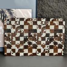 1件裝牛紋格紋平板保護殼，附筆槽，相容 iPad 10代 Smart Case/Air 13(M3 2025)/Air 11/11(A16 2025)，相容 Oppo Pad、 Matepad、Vivo Pad、Honor Pad、Xiaoxin Pad - 彩色 - 查看 1