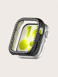 1 pieza Funda protectora de reloj inteligente de PC con diseño hueco y una de cristales de moda para mujer, compatible con Huawei Watch Fit 5/4, a prueba de arañazos y golpes, regalo - Watch Fit 4 - Ver 9