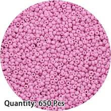 650顆 3mm 捷克玻璃珠 - 適用於DIY珠寶製作、手鍊、項鍊和波希米亞風格手工藝品 - diy米珠 - 查看 21