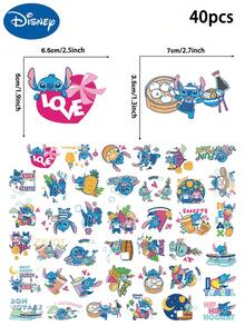 Disney 迪士尼 62入「莉洛與史迪奇系列」官方授權貼紙 - 40pcsLilo & Stitch - 查看 13