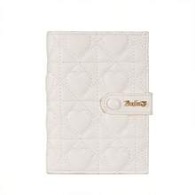 Caviar Heart Pattern! Passport Holder Zipper Short Travel Passport Bag, Multi-Function Document Storage Bag, Travel Essentials - Multicolor - View 11
