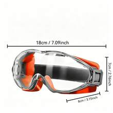 1pc Cycling Windproof Goggles Outdoor Glasses For Electric Bike, Rain Protection, Anti-Fog, Anti-Splash, Can Be Worn Over Prescription Glasses - View 9