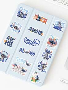 Disney 62入「莉洛與史迪奇系列」官方授權貼紙 - 50pcsBeach - 查看 11