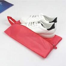 2/6 piezas Bolsas portátiles con cremallera para almacenamiento de zapatos, Bolsas de zapatos impermeables portátiles para viajes, Organizador de zapatos deportivos a prueba de polvo, Bolsa de zapatos para viajes, Organizador de zapatos para equipaje, Funda de zapatos para equipaje de viaje de negocios, Bolsa portátil de almacenamiento de zapatos deportivos para gimnasio, Unisex - Multicolor - Ver 3