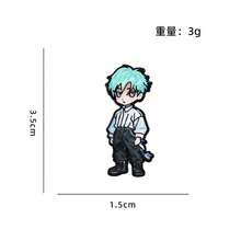 1pc Anime Series New Metal Brooch Asymmetric Shape Alien Stage 2D Character Peripheral Badge - Multicolor - View 10