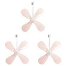 3Pcs Wall Mounted Conditioning Guide Fan Adjustable Windmill Shaped Air Conditioner Vent Cover Anti Direct Blowing Plastic - Multicolor - View 9