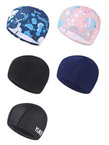 YUKE PU Swim Cap, Lightweight Stretch Swimming Cap For Adult Men Women, Comfortable Non-Slip Bathing Cap For Pool Training - Multicolor - View 6