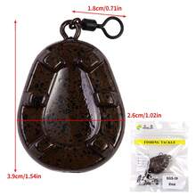 Hengjia 1pc Fishing Sinkers, 2/2.5/3/3.5/4oz Multiple Sizes, Suitable For Freshwater And Saltwater, With Fishing Connection Ring - Multicolor - View 15