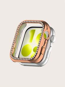 1 pieza Funda protectora de reloj inteligente de PC con diseño hueco y una de cristales de moda para mujer, compatible con Huawei Watch Fit 5/4, a prueba de arañazos y golpes, regalo - Watch Fit 4 - Ver 8