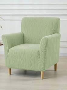 1PC Solid Color Armchair Cover Stretch Club Chair Slipcover Home Decor Removable Washable Single Sofa Cover For For Living Room Hotel - Multicolor - View 7