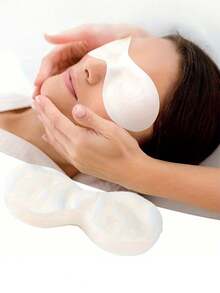 10/20pcs Disposable Non-Woven Fabric Dry Eye Mask Pads, Gentle Eye Care Film, Suitable For Spa And Personal Care, White - Multicolor - View 5