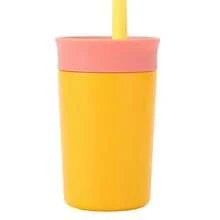 Kids Water Bottles, Back To School - Orange - View 1