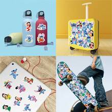 Disney 50入迪士尼官方授權史迪奇貼紙 DIY 包裝膠帶貼紙，適用於日常使用或派對/節日裝飾，送給朋友的趣味禮物 - 均碼5 - 查看 6