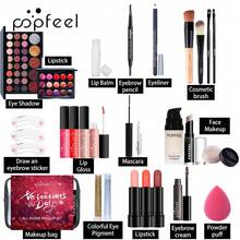 POPFEEL Valentine's Day Makeup Set, Includes Eyeshadow, Lip And Eye Products, Long-Lasting And Easy To Use, Comes With Portable Storage Bag, Suitable For Daily, Travel And Romantic Looks - Baby Pink - View 9