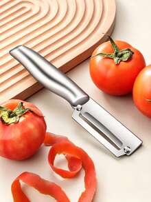 1pc Stainless Steel Peeler, Multi-Functional Kitchen Vegetable Scraper With Bottle Opener, Pumpkin Peeler, Cucumber Peeler, Apple Peeler, Pineapple Peeler, Carrot Slicer, Melon Slicer, Beer Bottle Opener, Kitchen Tool, Suitable For Various Vegetables And Fruits, Pumpkin, Winter Melon, Cucumber, Potato, Carrot, Sweet Potato, Pineapple, Etc., Suitable For Home Kitchen, Restaurant, Party, Can Be Given As A Gift To Parents, Family, Friends, Neighbors, Cooking Enthusiasts, Etc., Holiday Gift, Thanksgiving Gift, Etc. - Multicolor - View 12