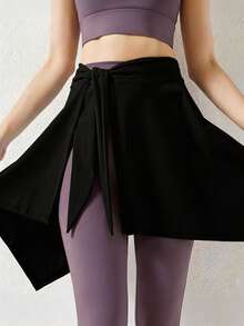 1pc Yoga Sports Fitness Hip Cover Sport Skirt, Women's Anti-Exposure Sport Skirt - Multicolor - View 4