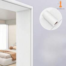 1pc 5m/196.85in Window Frame Renovation Decorative Strip, Wood Grain Thickened PVC Door Frame Decorative Strip, Window Frame, Window Sill, Baseboard Renovation Self-Adhesive Wallpaper - A - View 11