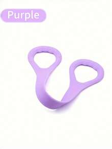 1pc Silicone 8-Shaped Resistance Band Non-Slip Hand Grip Shoulder & Back Trainer Yoga Stretching Band Posture Correction Arm Shaping Home Fitness Workout Tool - Elasticity - View 7