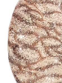 Đầm dạ hội đuôi cá cúp ngực đính sequin phong cách sang trọng nhẹ nhàng, kèm áo choàng voan chiffon tháo rời, váy dạ tiệc trang trọng cho nữ MC hội nghị thường niên - Rượu sâm banh - Xem 7
