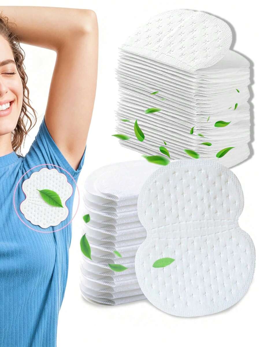 Armpit Sweat Pads,Disposable Underarm Sweat Pads,Breathable Invisible Sports Sweat Absorbing Patch,Comfortable And Odorless,Suitable For Summer Women Body Care,Outdoor,Camping,Gym,Back To School,Travel Accessories,Holiday Essentials,Christmas Gift