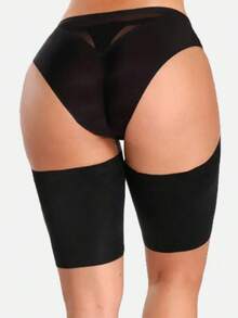 1 Pair 680D Sports Compression Leg Warmers, Slimming Thigh-High Leg Sleeves For Thick Legs, Pressure Leg Wraps, Elastic Calf Support Sleeves - Multicolor - View 2