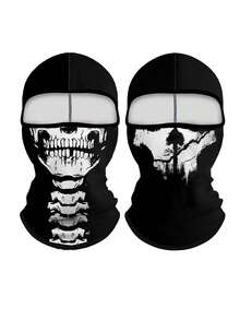 1 pieza Pasamontañas unisex elástico y transpirable para motociclismo en otoño/invierno, adecuado para actividades al aire libre, fiestas, cosplay - Multicolor - Ver 30