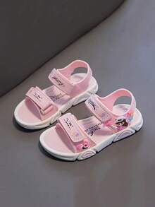 2026新款夏季女童/儿童/幼儿软底休闲公主沙滩凉鞋（1双） - 粉色 - 查看 1