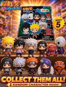 Crunchyroll 1pc Official Authorized Naruto 3D Anime Character Series 6 Mystery Blind Bag Clip Keychain, Random One, Could Be Sasuke Or Other Characters, Birthday, Halloween, Christmas Gift For Dad, Mom, Friends And Anime Fans, Back To School Season Gift - MN-70595 - View 4