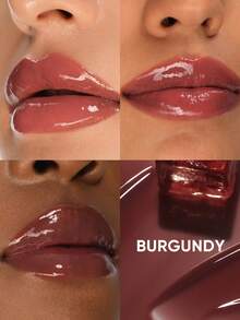 JUDYDOLL GUMMY PLUMP PEPTIDE LIP OIL, Minyak Bibir Ringan dan Alami yang Mencerahkan, Esensial untuk Tampilan Tanpa Riasan, Rahasia Kencan Malam, Efek Cermin yang Mengisi Bibir, Melembapkan Tahan Lama dan Tidak Pudar - #06BURGUNDY - View 2