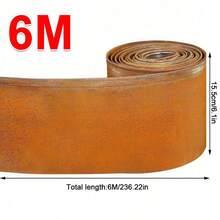 6m And 12m Flexible Metal Garden Border Lawn Edging Outdoor Grass Path Edge Roll - 12M - View 2