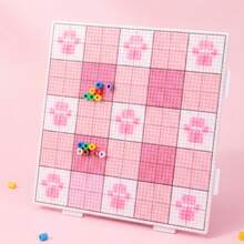 4pcs Cute Cat Paw Fuse Bead Board, 2.6mm Transparent Large Square Ironing Bead Board DIY Template Fuse Bead Jewelry Making Tool Supplies. DIY Handmade Beads. (Only Includes Bead Board, Does Not Include Fuse Beads And Other Accessories) - Cat Paw - View 1