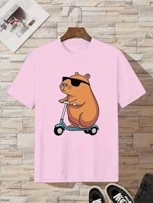 Short-Sleeved T-Shirt For Boys - Grey - View 1