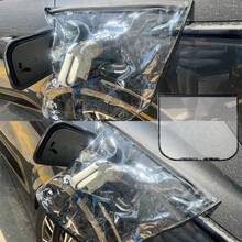 1pc Transparent Black Edge New Energy Vehicle Charging Gun Rain Cover, Portable Waterproof Rain Shield For New Energy Vehicle Charging Protection, Universal Leak-Proof Rain Cover - 1pc Black Edge Transparent Charging Gun Rain Cover - View 2