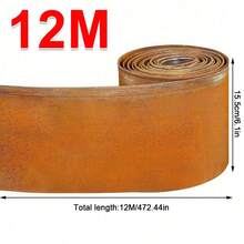 6m And 12m Flexible Metal Garden Border Lawn Edging Outdoor Grass Path Edge Roll - 6M - View 3