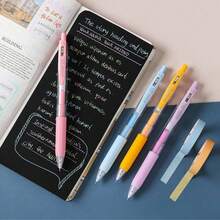BIA&Tyno Classic Gel Pens 10/8/6pcs, 0.5mm/0.7mm Student Markers, Suitable For Hand-Drawn Accounting, Hand-Drawing, Back To School Season Gel Pen Set, Also Erasable Neutral Pen Set 12/24/36 Colors, Easy To Erase And Rewrite, Back To School Essential Set - Sets - View 9