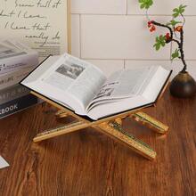 New European Style Carved Printed Foldable Storage Bookshelf Bracket Base Book Stand Book Holder Bookshelf - Multicolor - View 4