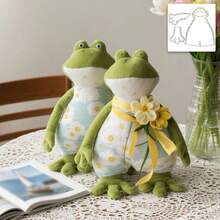1pc Big Mouth Frog Quilted Template Reusable Washable DIY Frog Shape PET Pattern Template - Precision Cut Efficient DIY Sewing Tool, Suitable For Handicrafts, Fabrics And Home Decor - Classic - View 2