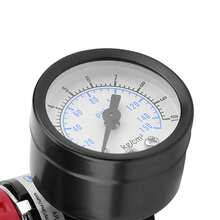 G1/4 Pneumatic Regulator, Adjustable Air Pressure Compressor Control Valve With Pressure Gauge And Bracket. - A - View 3