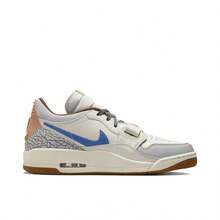 Nike Jordan Legacy 312 舒適圓頭緩震回彈低筒復古籃球鞋男款 - 米色/灰色/藍色 - 查看 10
