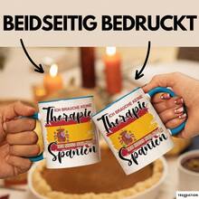 24-Hour Delivery In Mexico. Gift Mug In Spanish - I Don't Need Therapy, I Just Need To Go To Spain - Coffee Mug Gift Idea. Funny Coffee Mugs To Give As Gifts For Birthdays, Christmas, And Easter, As Well As For Everyday Use At Home Or In The Office. 11 Oz / 325 Ml Ceramic Mug. - 4 - 查看 9