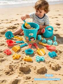 Children's Beach Toy Set Summer Outdoor Beach Sand Play Water Bucket Shovel Water Game Tools Gift - Multicolor - View 12