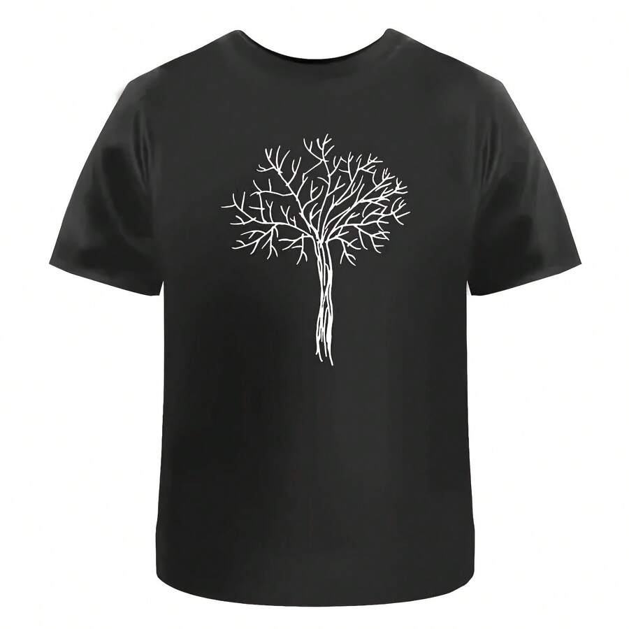 Bare Tree' Cotton T Shirt Ta011099 - 款式 - 查看 1