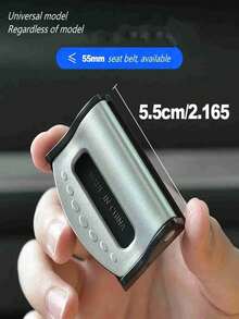 2pcs Universal Car Seat Belt Clips, Anti-Slip Seat Belt Buckle, Easy Clip-On Fixing Clip, Strong Car Seat Belt Fixing Clip - A - View 2