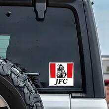 1Pc JFC Sticker Jesus Facepalm Funny Decal For Laptop Car Tumbler Water Bottle Vinyl Sticker​ - 1pc - View 5