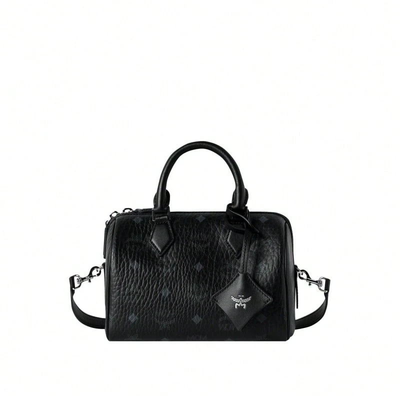 Mcm Ella Senior Visionary Lady Shoulder Strap Handbag - 黑色MWBFAEA03BK001 - 查看 1