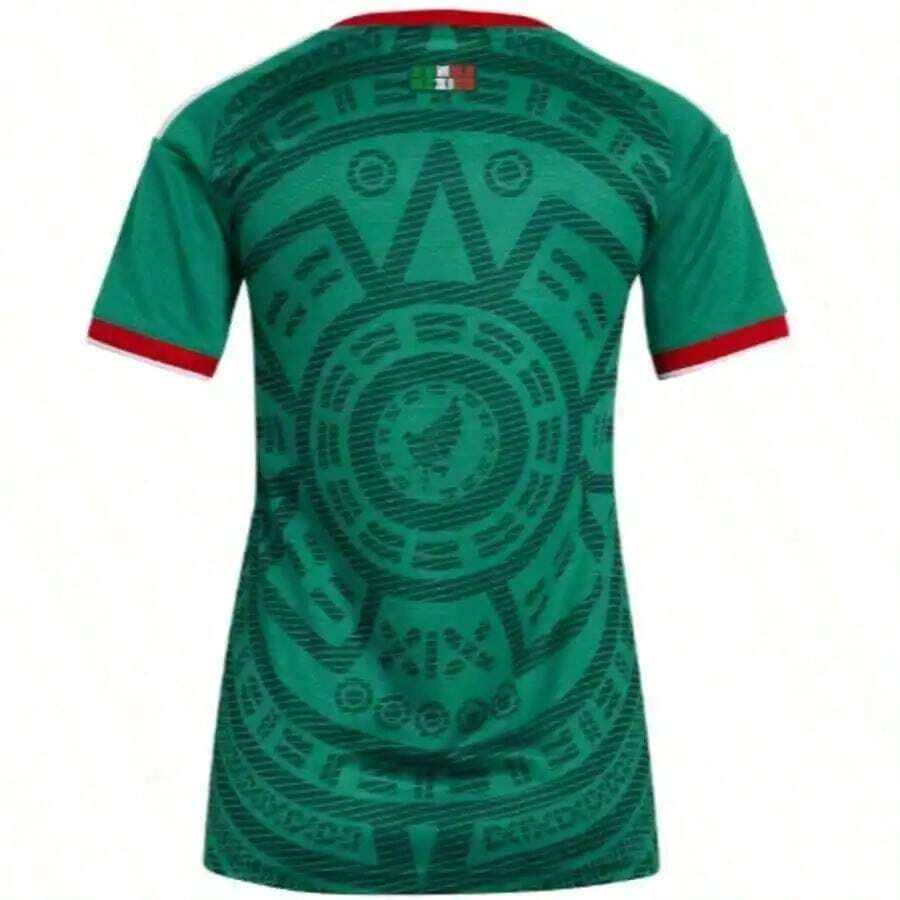 2026Camiseta calidad premium Copa México 2026 Local MUJER TALLAS S M L XL OQLW - Verde - Ver 1