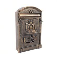 Ubfhonsi European Retro Vintage Mailbox, Wall Mounted Mailbox, Mailbox With Lock - As Shown - View 3